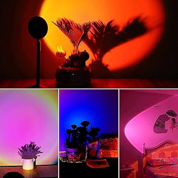 YouOKLight Sunset Lamp - 16 Color Sunset Projector with Remote Control and  USB Charging for Home, Party, Photography - Amazon.com