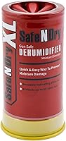 SafeNDry XL Gun Safe Dehumidifier: 450g Reusable Silica Gel Moisture Absorber, Prevents Rust in 60 Cu Ft Safes & Storage