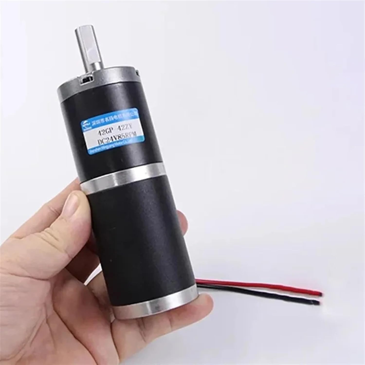 42GP-42ZY DC Planetary Gear Motor 24V 12V Large Torque Reducer Diameter 42MM Applicable to Smart Home(24V only Motor,85rpm)