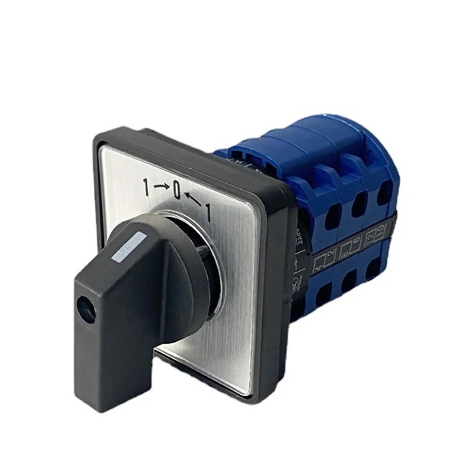 JGNAYRKJQI LW26-20/3B Reset Rotary cam Switch 20A 690V 3-Pole 3-Position Changeover selector self-Reset/momentary LW28 LW39B