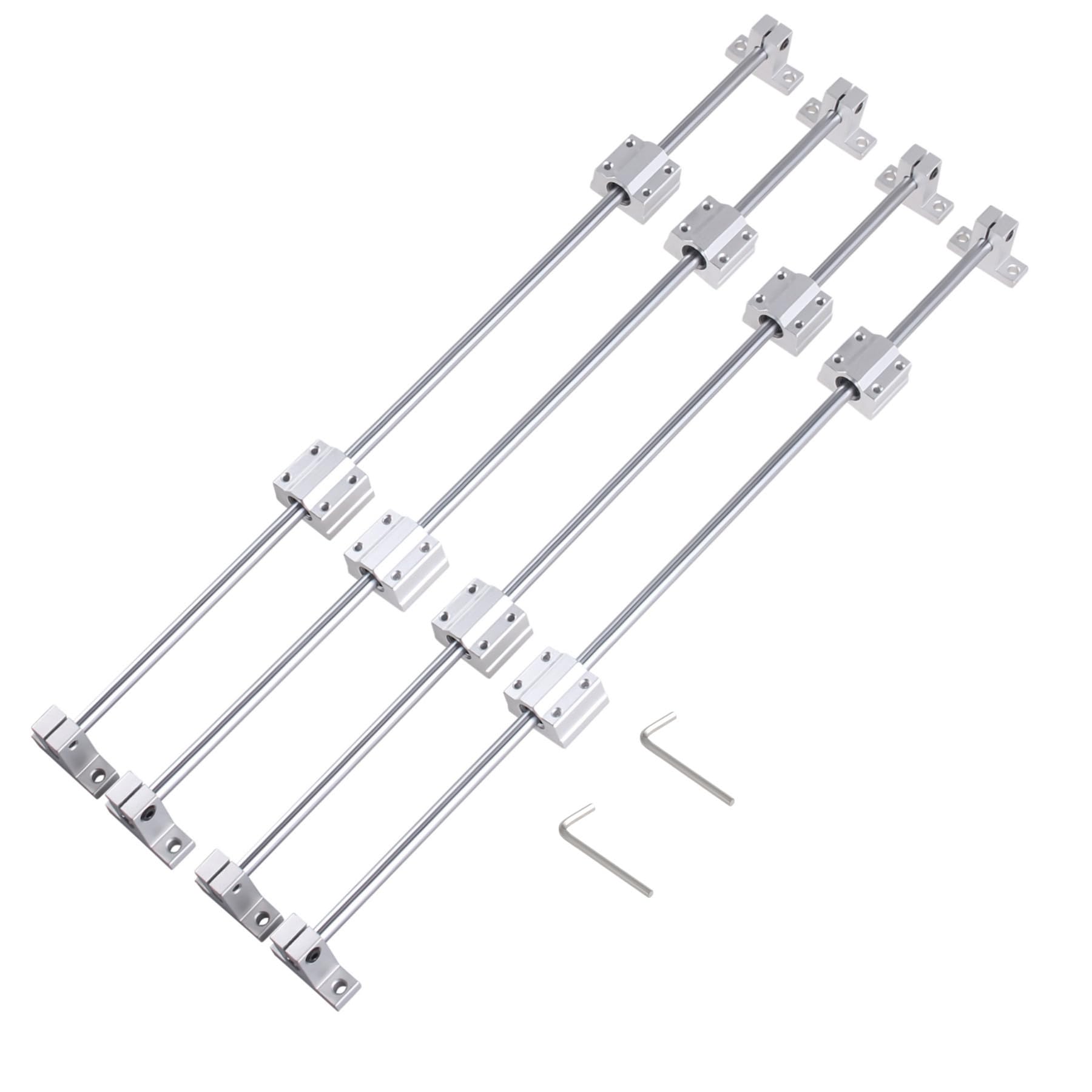 2 stks 600x8mm lineaire railasstang met 4 stks sk8 lager geleider ondersteuning en scs8uu lager blok kopen? | Korting tot 25