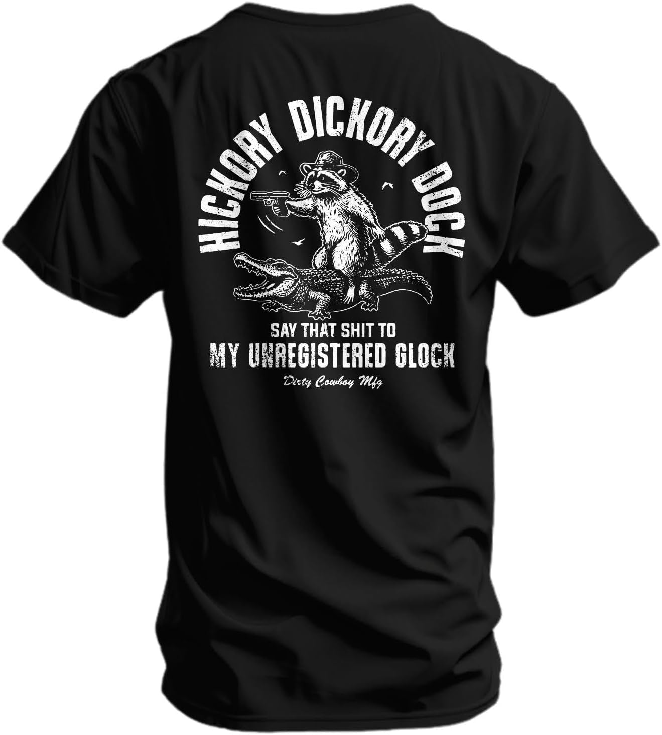 Combat Iron Men’s Performance Graphic T-Shirt – Hickory Dickory Dock Athletic Fit Tee