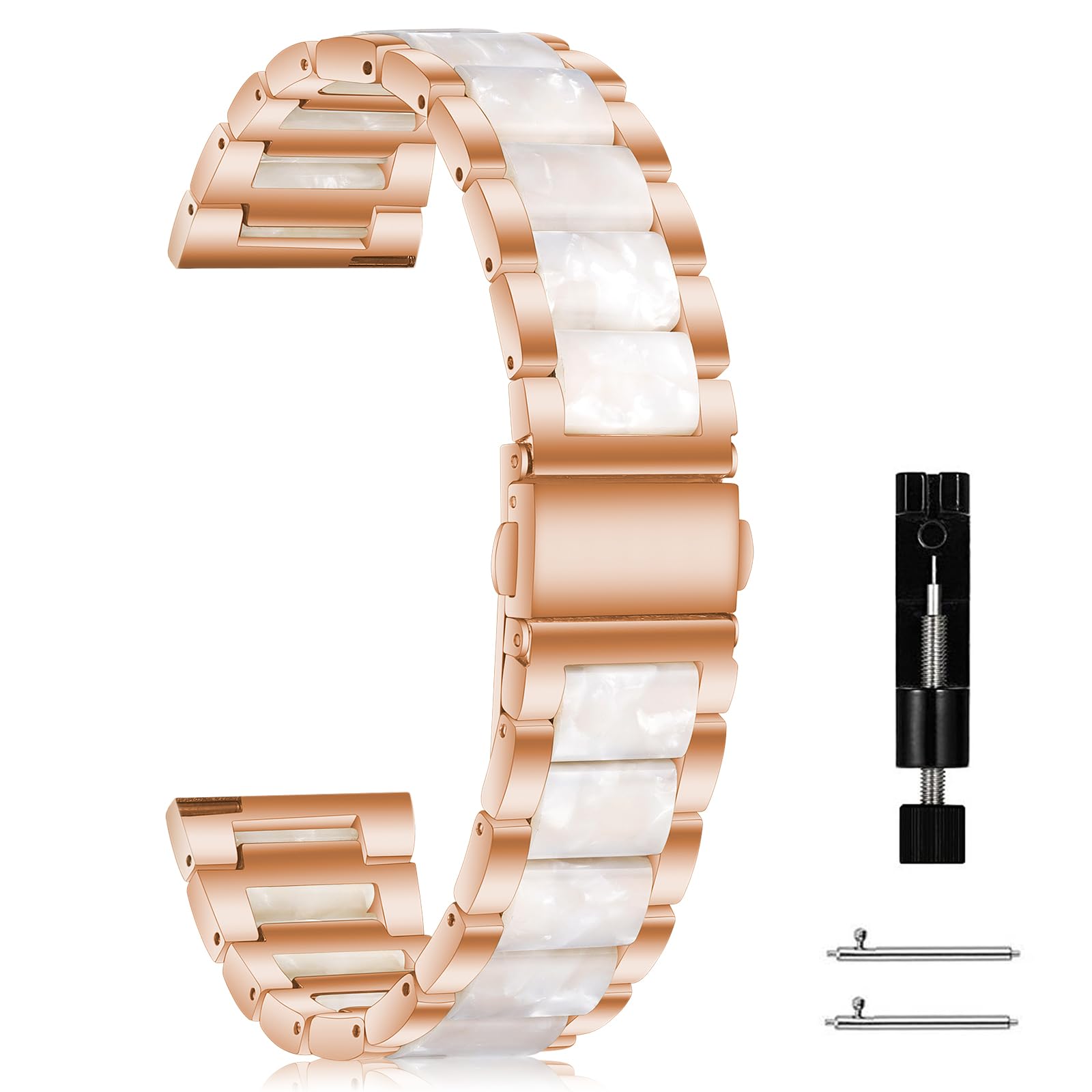 iRowy 20 etall Arband für Garin Approach S50/S44/Vivoactive 6/5