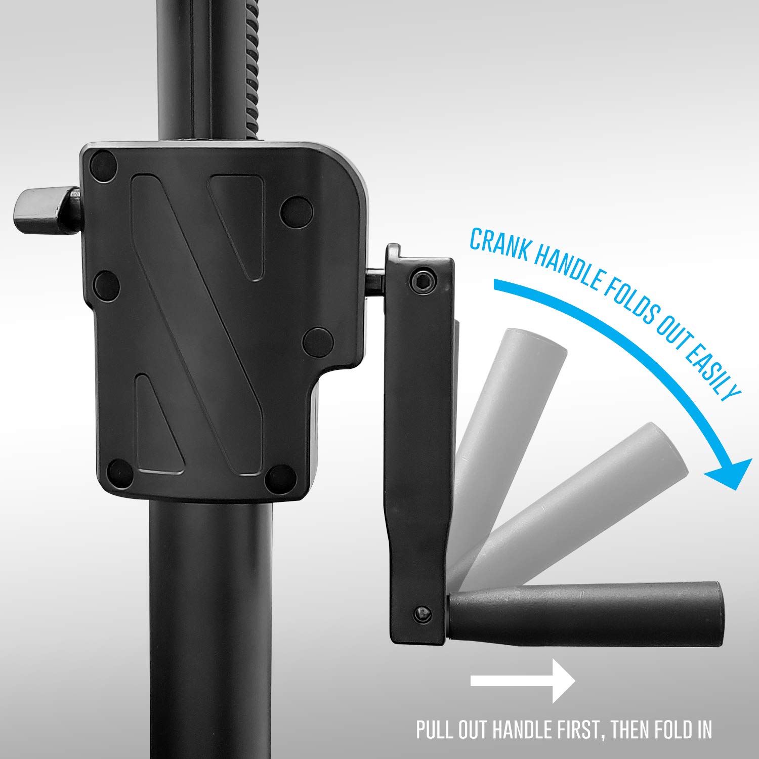 Amazon.com: AxcessAbles Heavy-Duty Crank-up DJ Stand with Carry