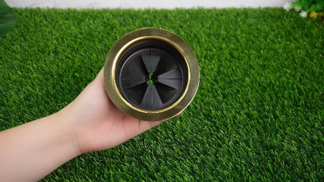 10 piezas Colador de fregadero de cocina 3-1/2 pulg acero inoxidable dorado miniatura 7