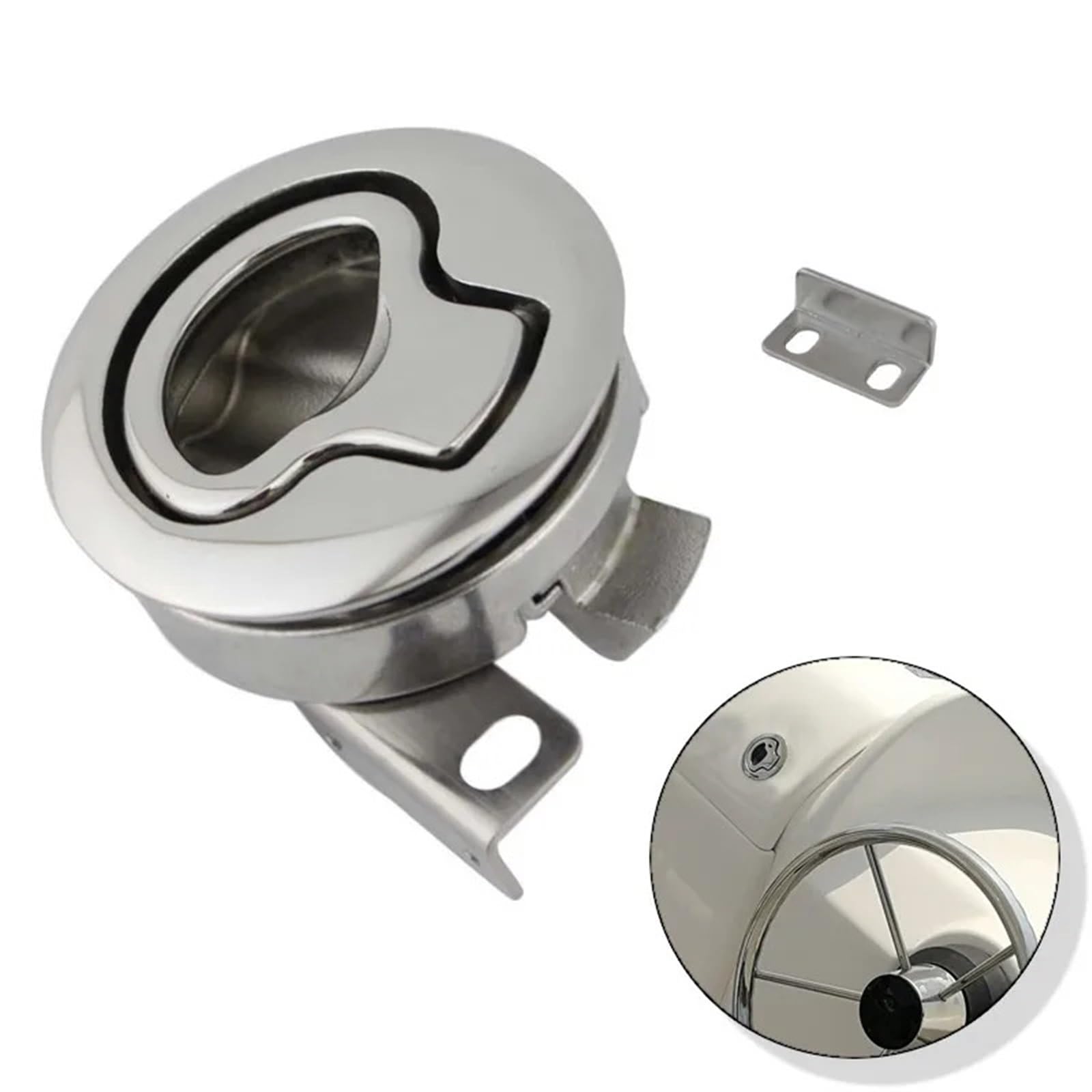Loquet de bateau en acier inoxydable pour trappe de pont marin
