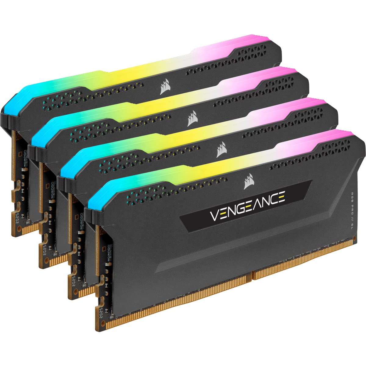 メモリー Corsair Vengeance RGB Pro 32GB DDR4 8*4 Corsair Vengeance RGB PRO SL 32GB DDR4 3200 C16 1.35V: Amazon.de