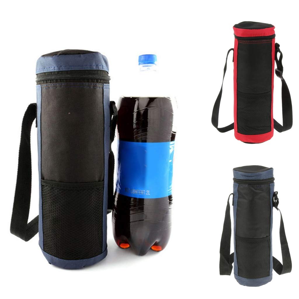 Borsa Termica per Cilindro Oxford 2L Borsa Termica per Bottiglie/Lattine per Bevande d'Acqua - Blu, Come descritto