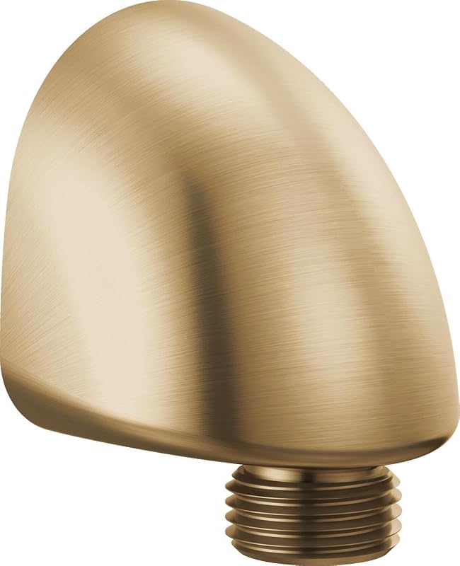 Codo de pared de suministro de grifo Delta para ducha manual con manguera, Champagne Bronze 50560-CZ