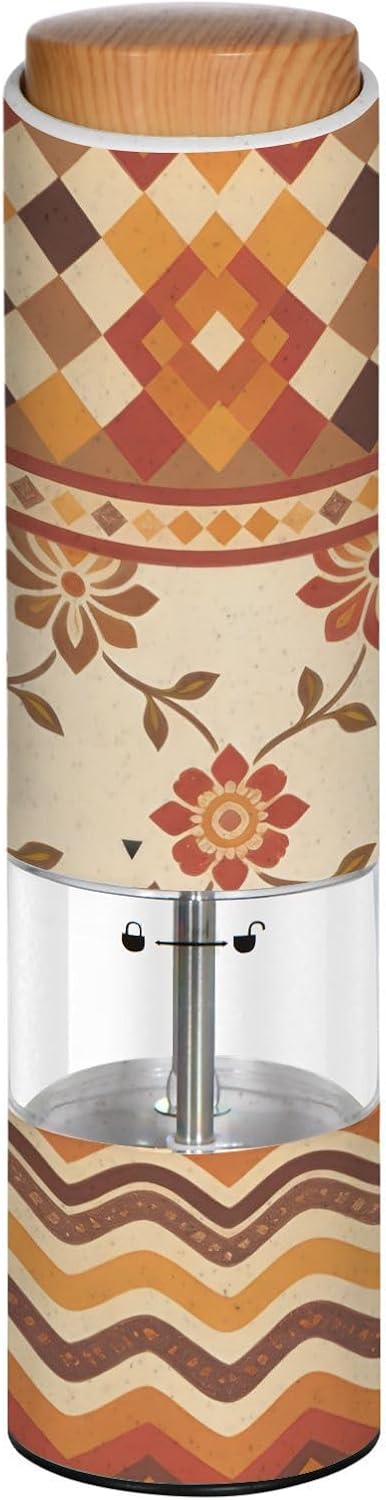 Built-in LED Light coffee mill grinder