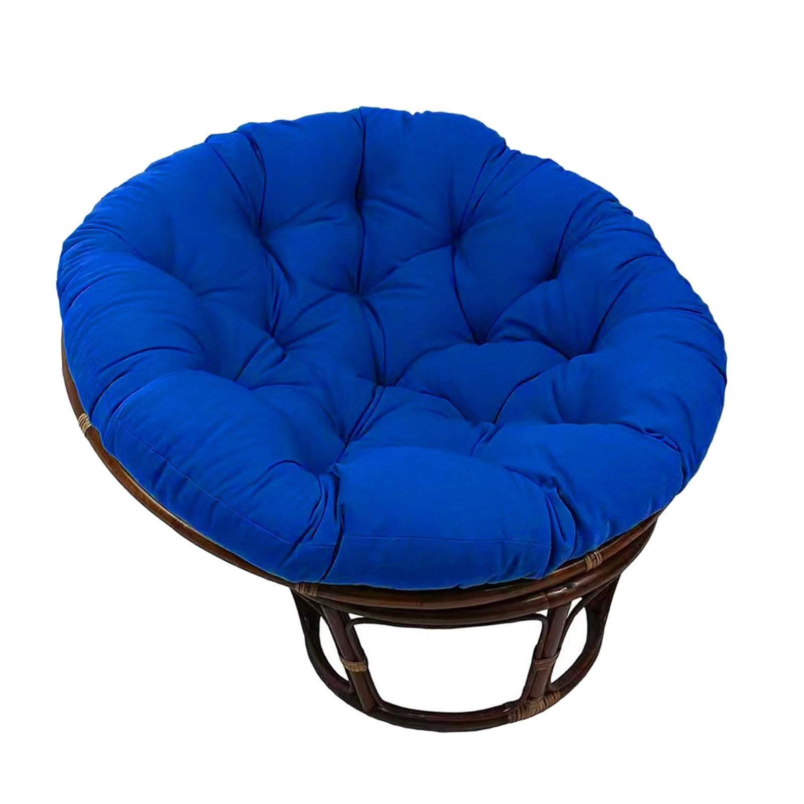 Egg Chair Cushion 40cm Rattan Cushion for Hammock Wicker Chair Rocking Chair Deep Blue|Home & Garden | Yard, Garden & Outdoor Living |1 Hanging Chair Cushion-image-8