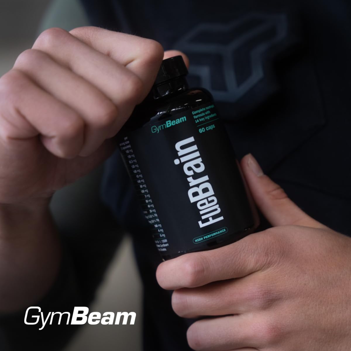 GymBeam FueBrain Nootropic - complesso con Ginkgo Biloba per sostenere le prestazioni mentali e la concentrazione, migliorare la memoria e le funzioni cognitive