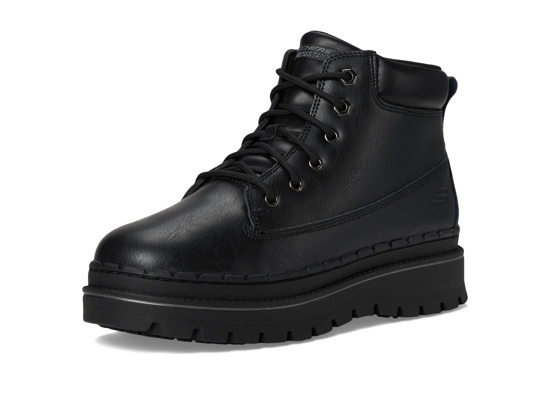 Skechers Damen Jammers Platform Sr Boot Industrieschuh, Schwarz, 39 EU