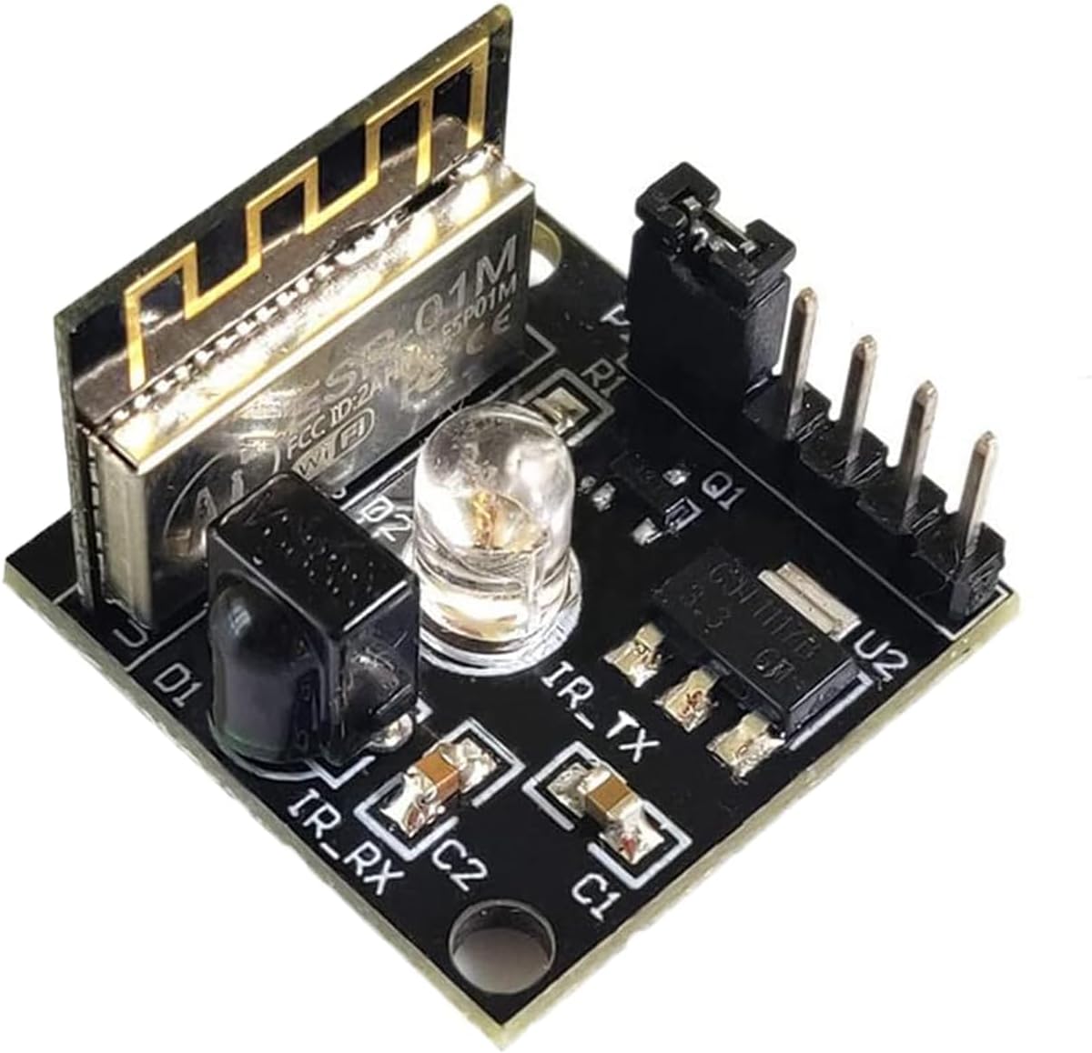 ESP8285 ESP-01M IR Transceiver Wifi Wireless Module, WiFi Remote Control Switch, Digital Infrared Transceiver Sensor, Development Learning Board