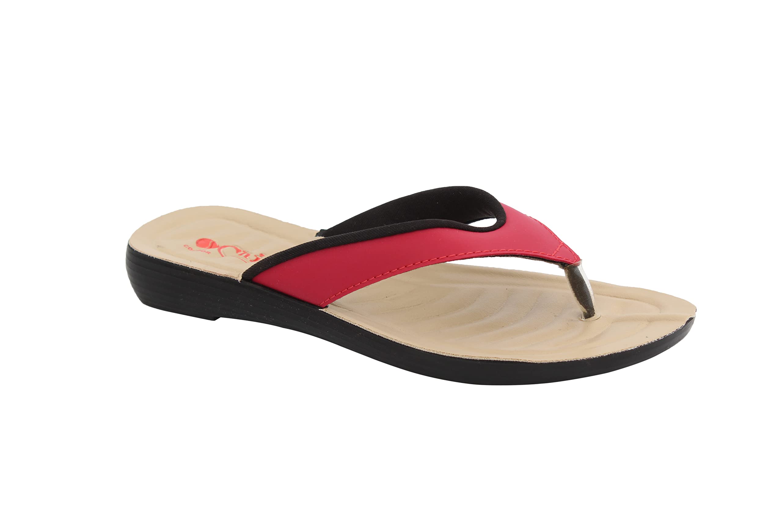 Chips Stylish Fashion Slipper for Women | Comfortable | Lightweight | Anti Skid | Casual Office Footwear 3013_RED_40 (B0CFXP9H5M) Amazon Price History, Amazon Price Tracker