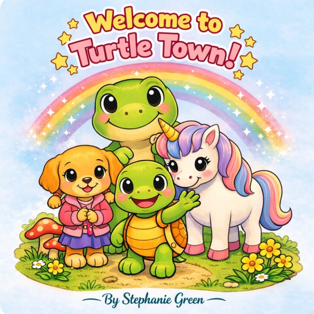 Coloring Book: Welcome to Turtle Town