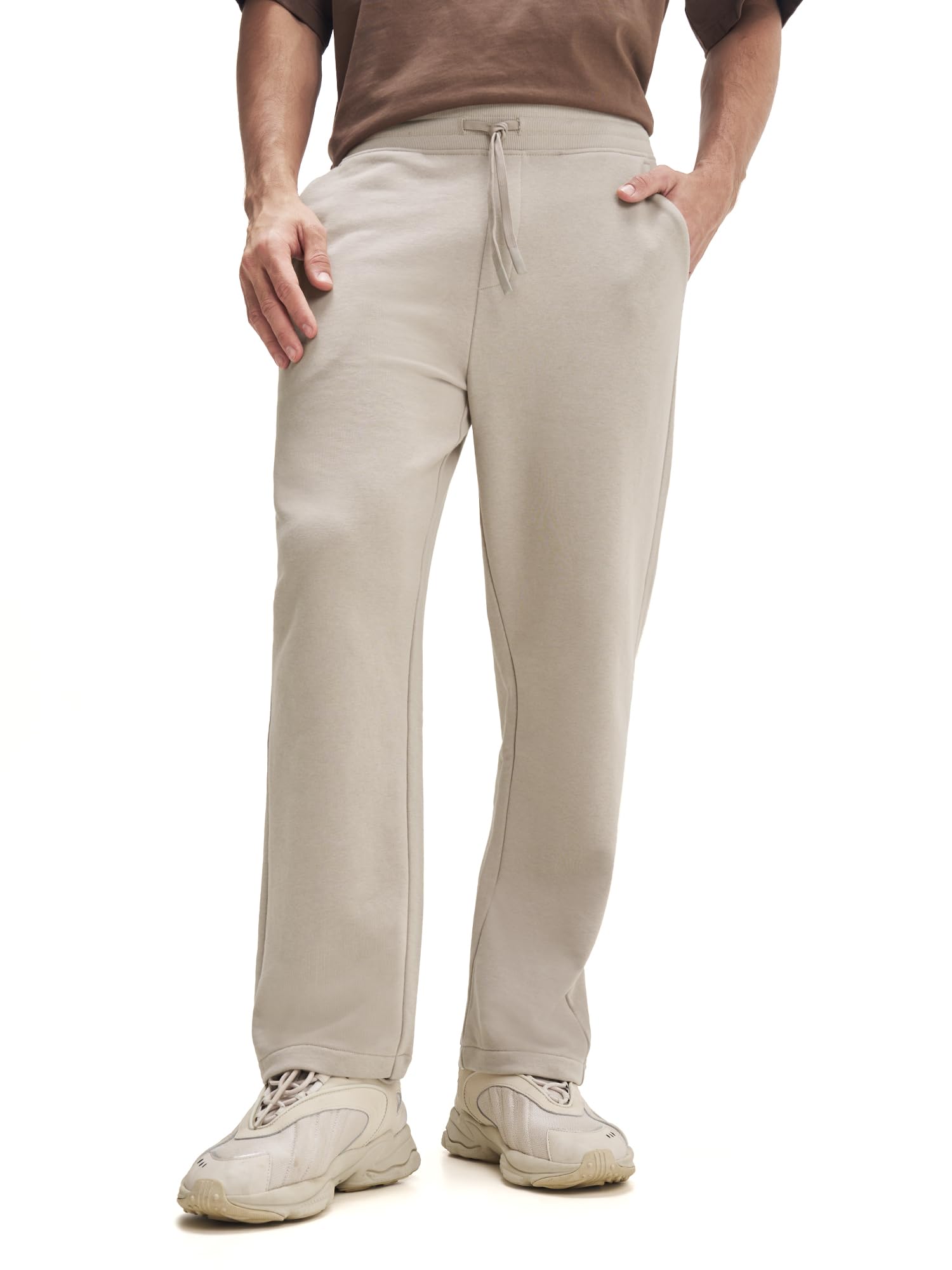 XYXX Men's Solid Combed Cotton Trackpant | Mens Trackpant | Drawstring | Solid-Relaxed Fit-image-7