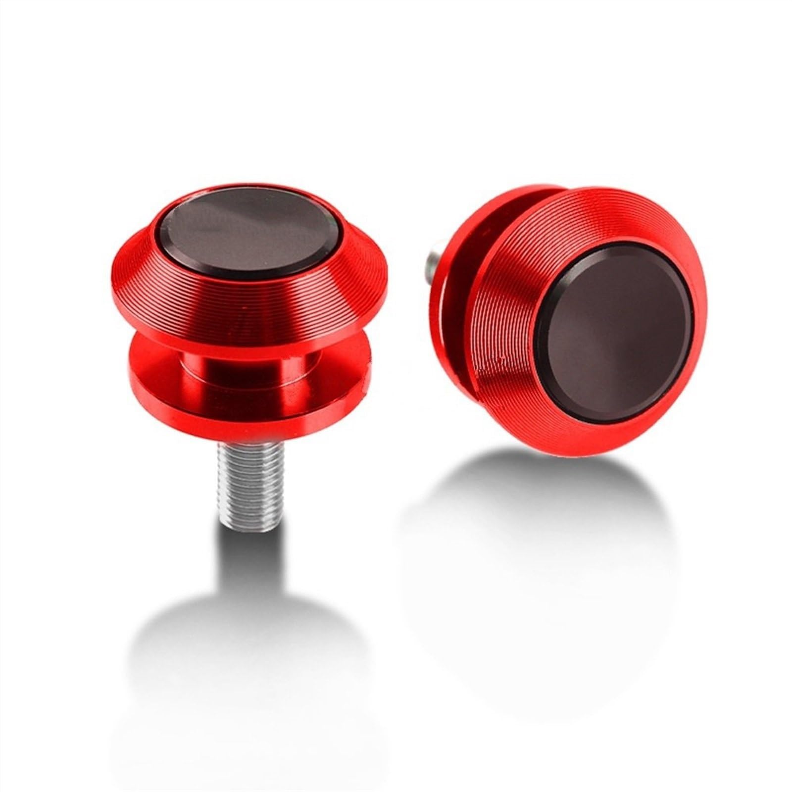 MAKUTU Swing Arm Spools Motorcycle Swingarm Sliders Spools Swingarm Stand Screws Protector For Y-AMAHA Blaster 200 1988 1989 1990 1991 1992 1993 1994 1995-2006(Black- Silver)