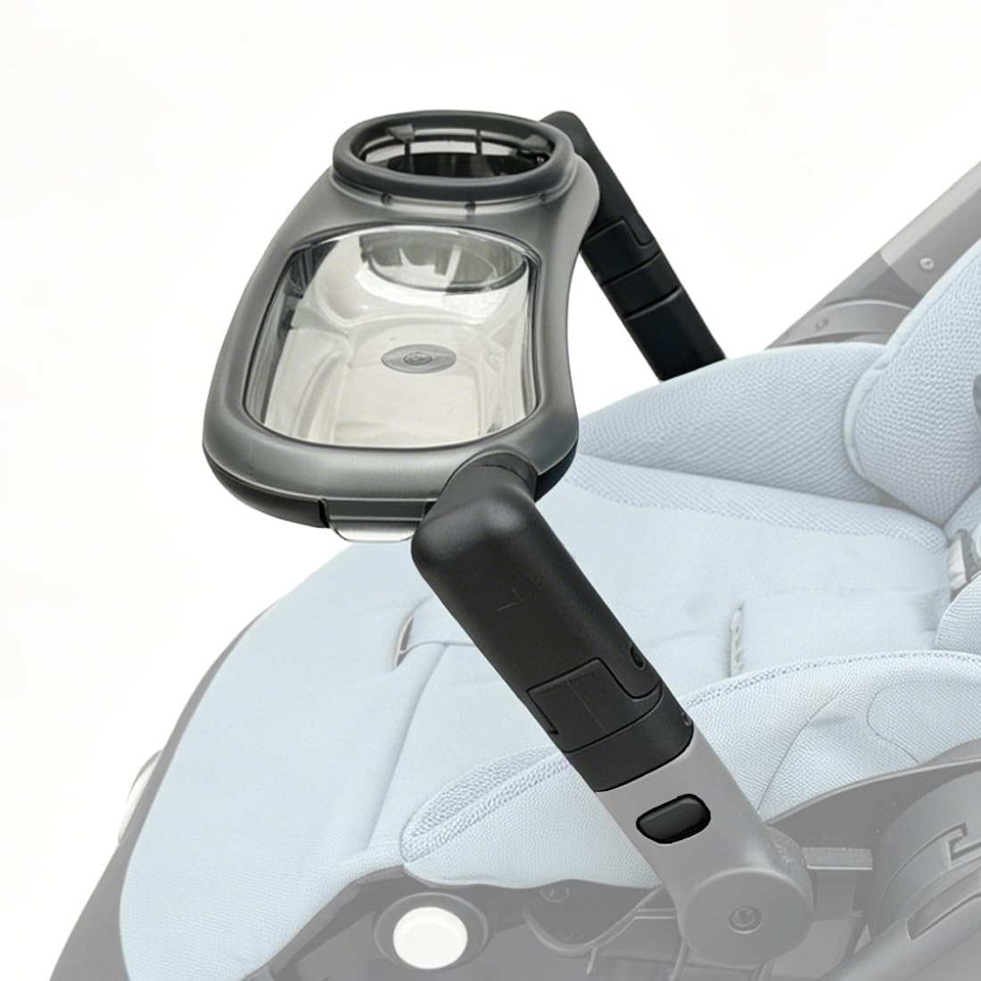 Stroller Snack Tray Compatible with Cybex Balios,Gazelle, Talos Series Prams - BPA-Free Tritan Baby Travel Tray with 360Β° Swivel, Folds with Stroller, Easy Clean