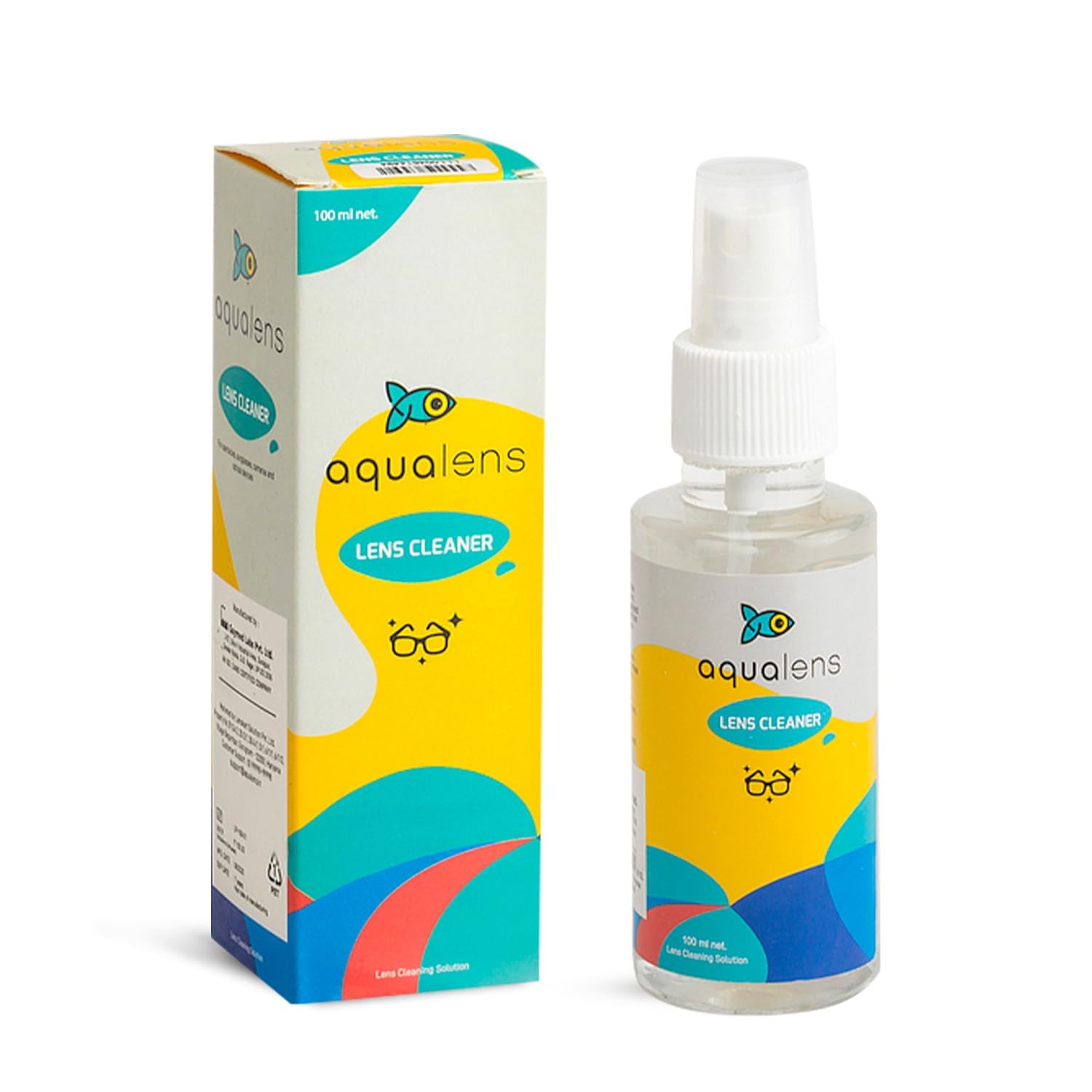 Aqualens Spectacle lens cleaner | Pack of 4 (100 ML each) - Image 2 thumbnail