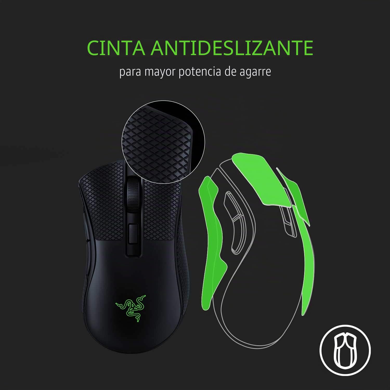 Razer Ratón con Cable DeathAdder V2 Mini (RZ01-03340100-R3U1)