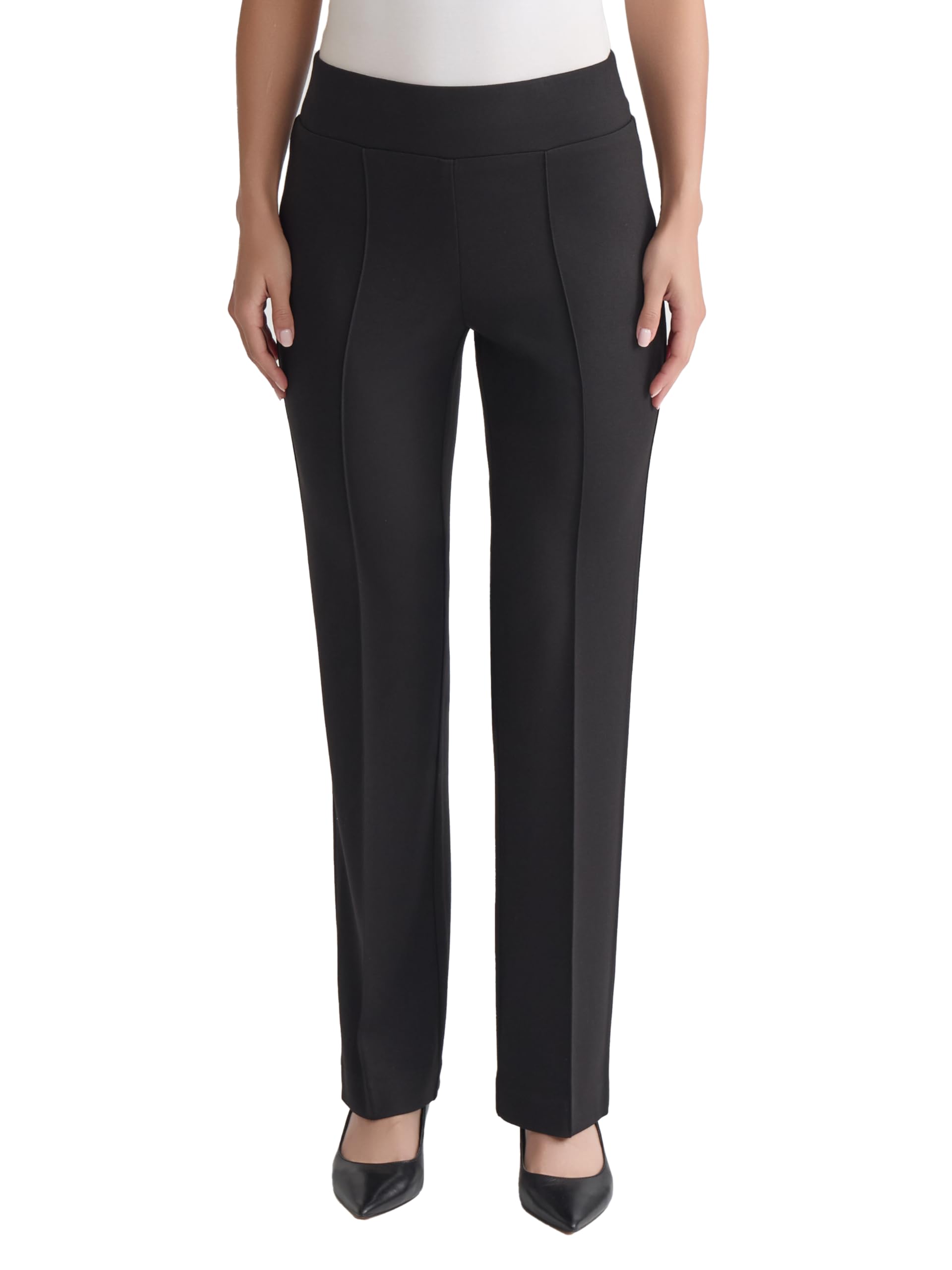 Jones New York Womens Stretch Knit Pull-on Pants