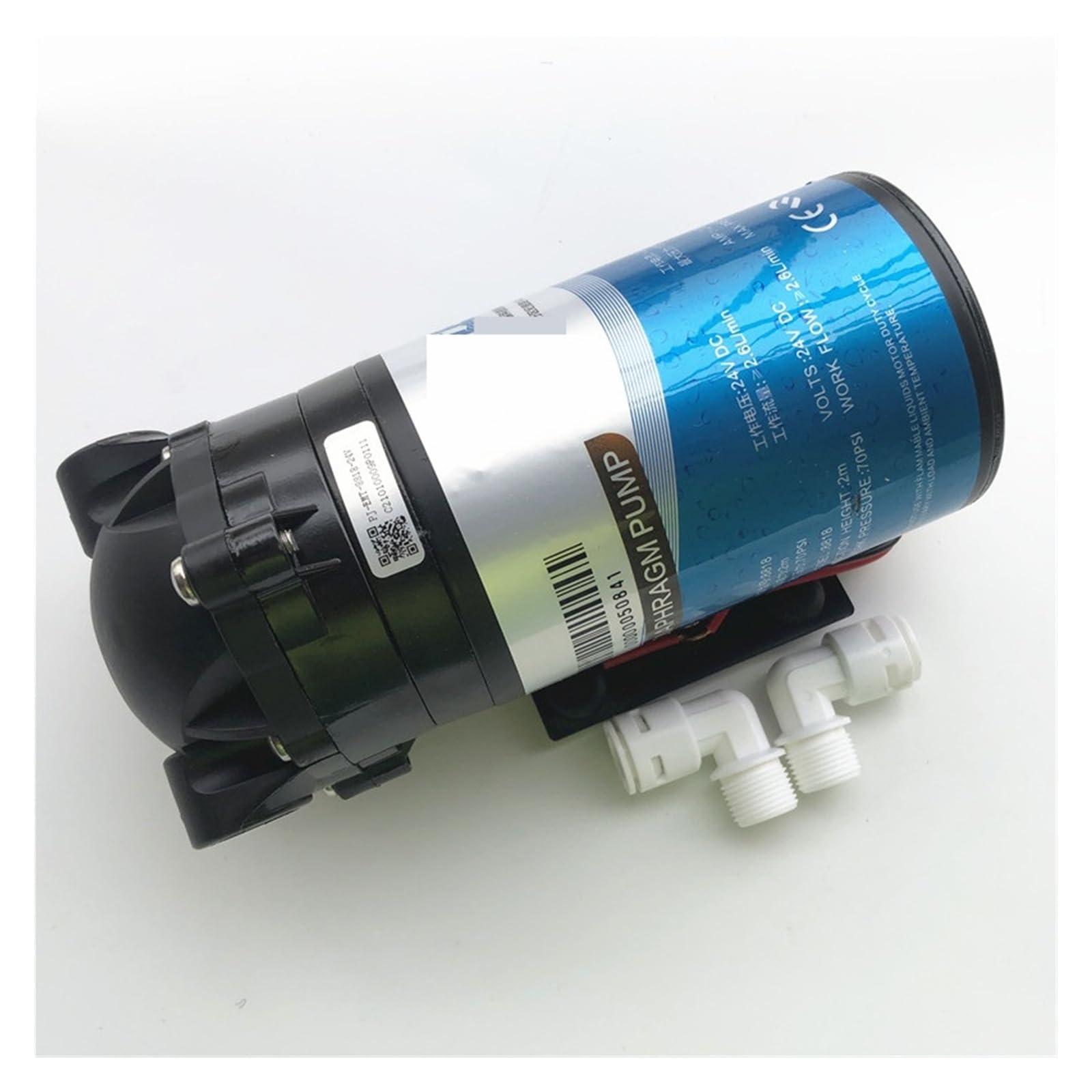 Bomba de ósmosis inversa de 3012/3013-400 GPD, bomba de agua for sistema de ósmosis inversa, piezas de purificador de agua de membrana, 24 V CC Debajo del fregadero