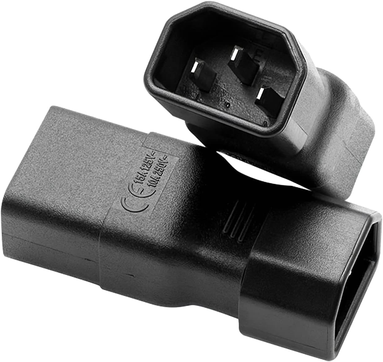 Dracaena.io 20 Pack PDU UPS Power IEC Male C14 to Female C19 Adapter IEC Connector