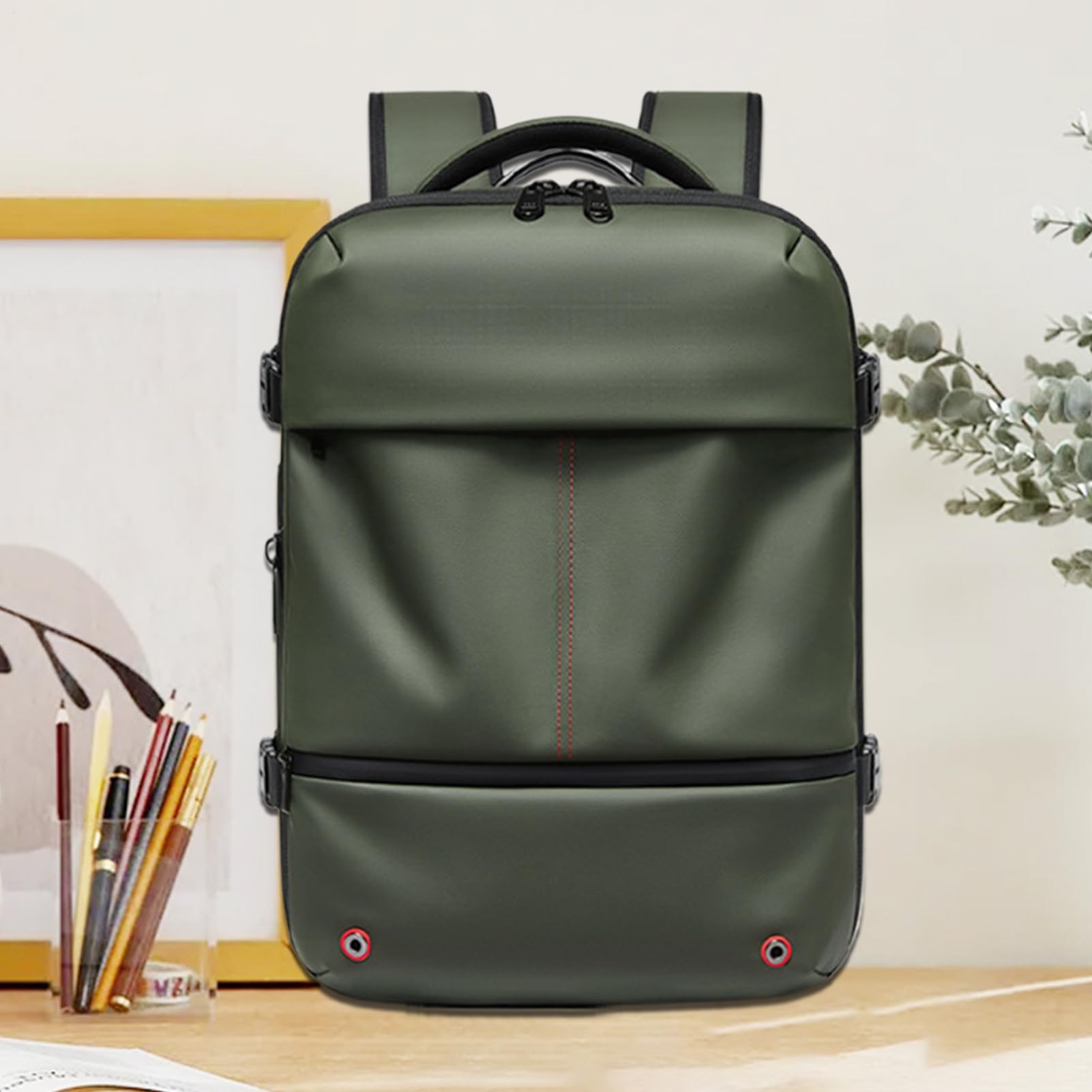 Mochila de viaje al vacío – Mochila extensible impermeable de 48 L – Bolsas al aire libre para viajes de negocios de aventura de urgencia diario