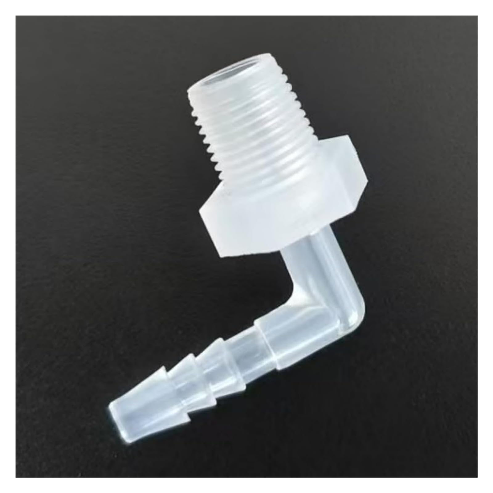 Plastikowe trójnikowe łączniki węża, Zestaw 50 plastikowych złączek do węży, przezroczystych, do paliw gazowych o niskim ciśnieniu(1/4inch Short)