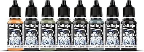 Miniatura 3 de Vallejo Conjunto de uniforme gris campo alemán, 0.6 fl oz