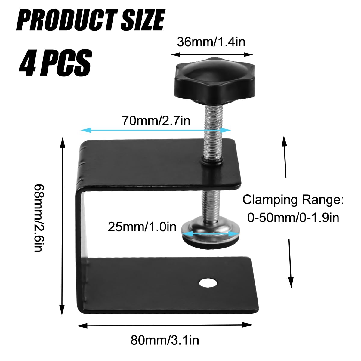 Morsetti A G Per Falegnameria - Kit Da 6 Pezzi Per Serraggio Preciso