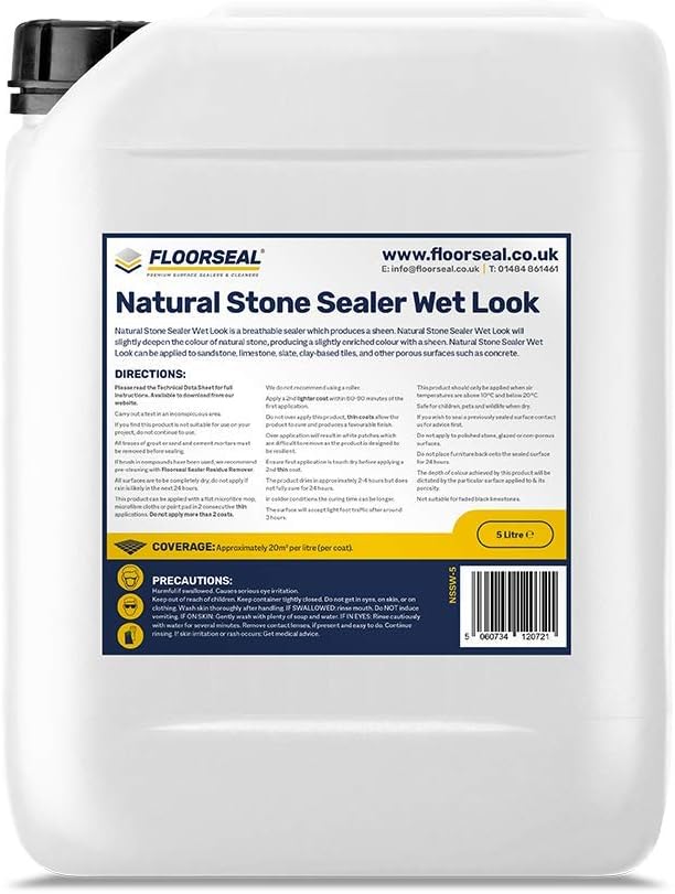 Natural Stone Sealer Wet Look Protect & Seal with a Satin Sheen (5