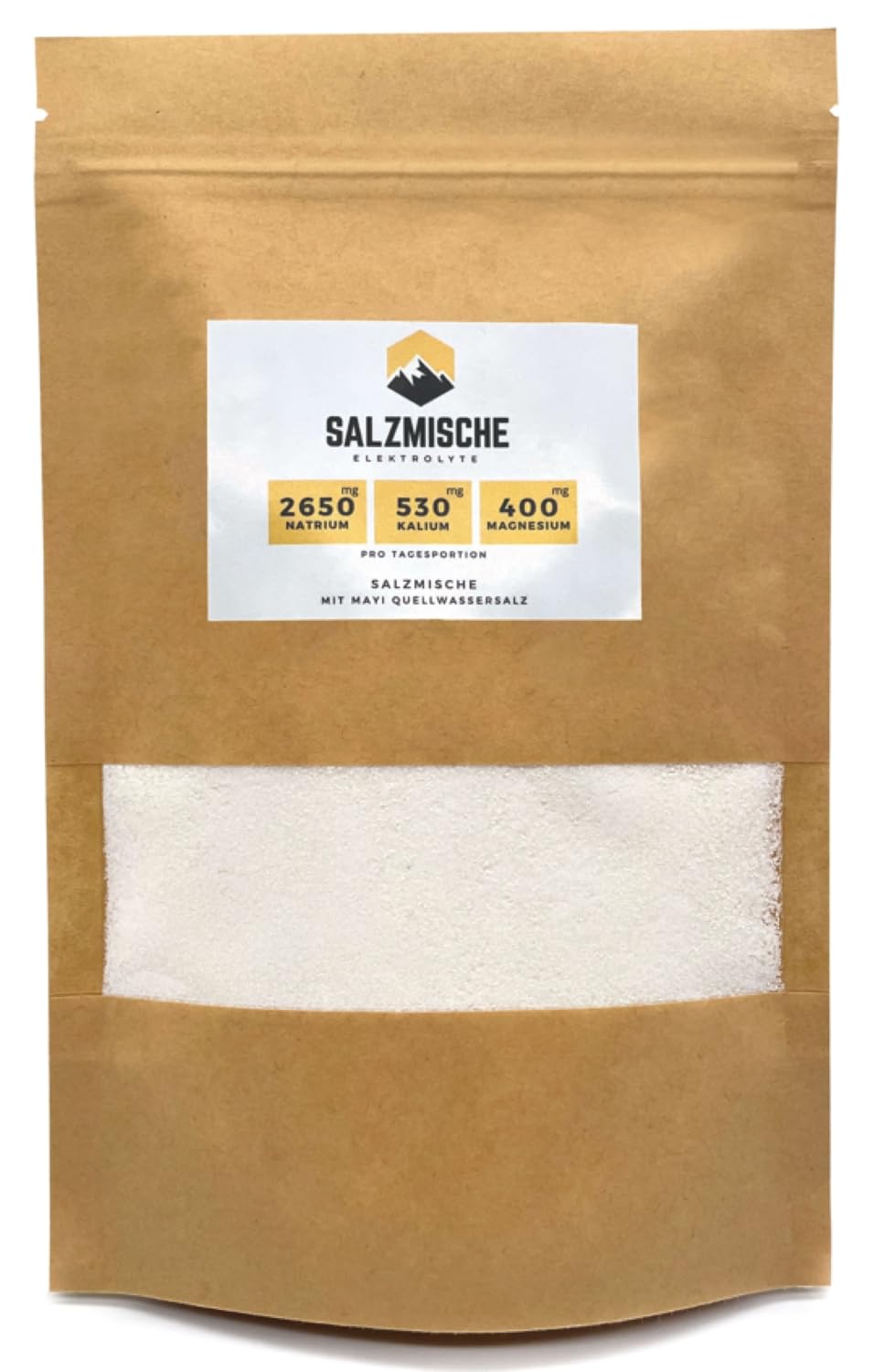 Elektrolyte ohne Zucker I Natrium Magnesium und Kalium für Iso Getränk zur Unterstützung vom Elektrolytgleichgewicht und Sport Hydration I Salzmischung Elektrolyte geschmacksneutral 300g