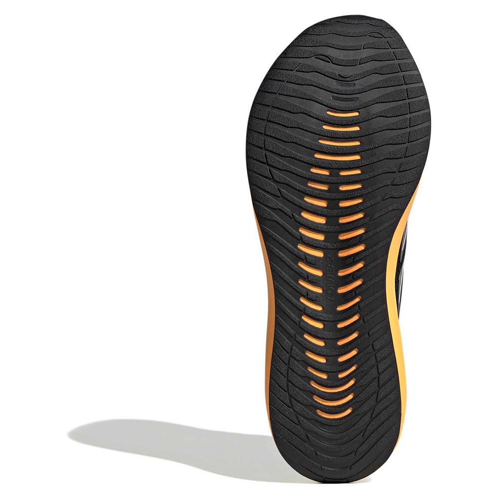 adidas Scarpe Uomo Donna Unisex Runfalcon 6 Taglia 42 25.9cm Running Jogging Nero Grigio Giallo