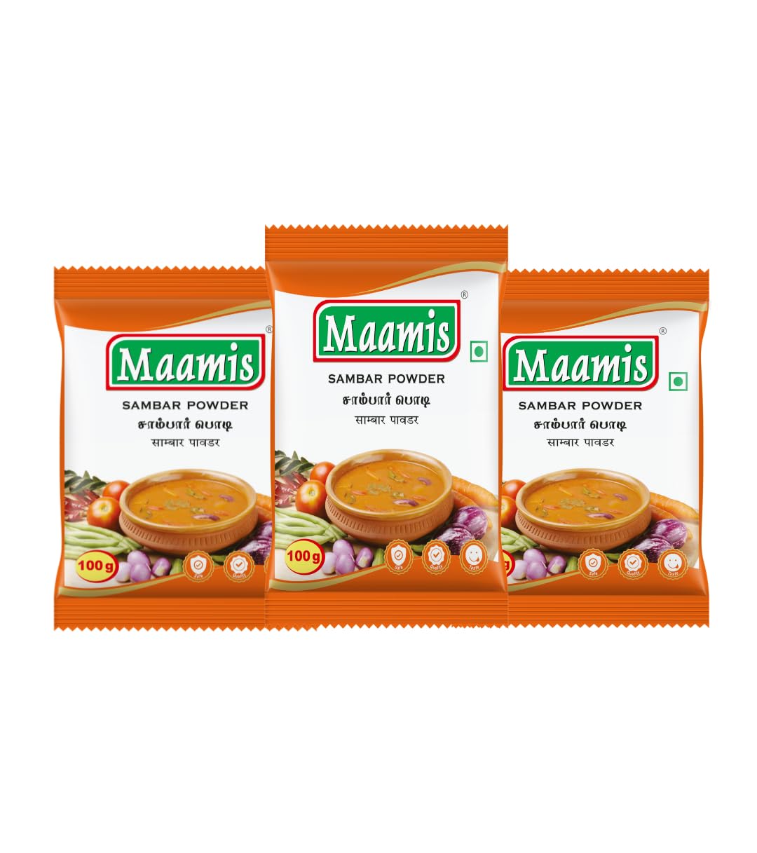 Maamis Sambar Powder 100g (Pack of 3) (B07M9575WK) Amazon Price History, Amazon Price Tracker