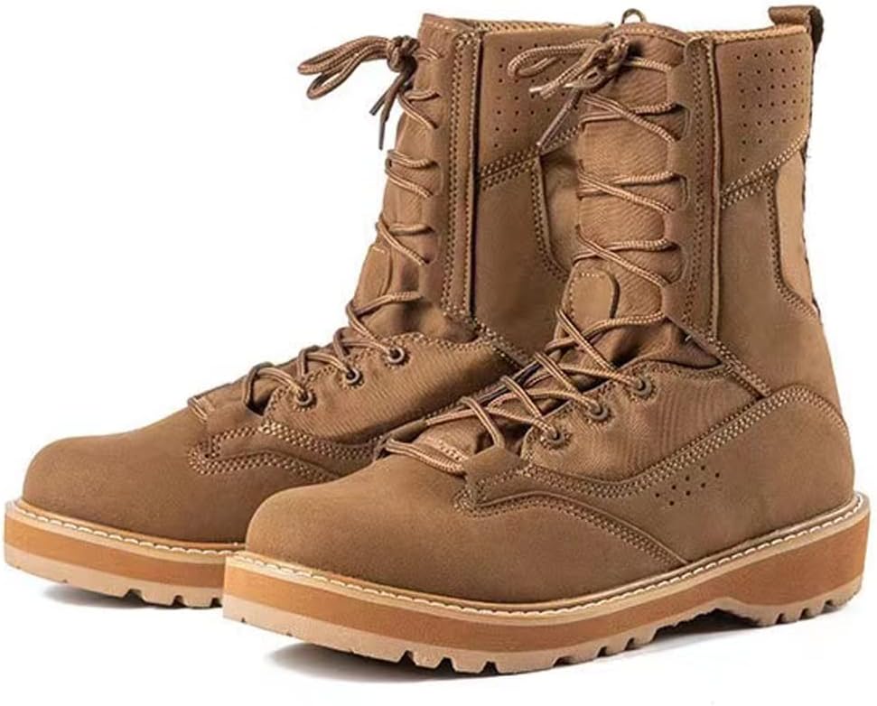 BPKW 8" Men's Military Tactical Combat Swat Boots Footwear Hiking Trekking Backpacking Outdoor Work Shoes-ZDT