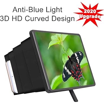 Amazon Com Mobile Phone Screen Magnifier Amplifier Anzhee 2020 Newest Design 8 Curved 3d Hd Anti Blue Light Adjustable Foldable Cell Phone Screen Enlarger Compatible For Iphone Samsung All Smart Phone Video Electronics