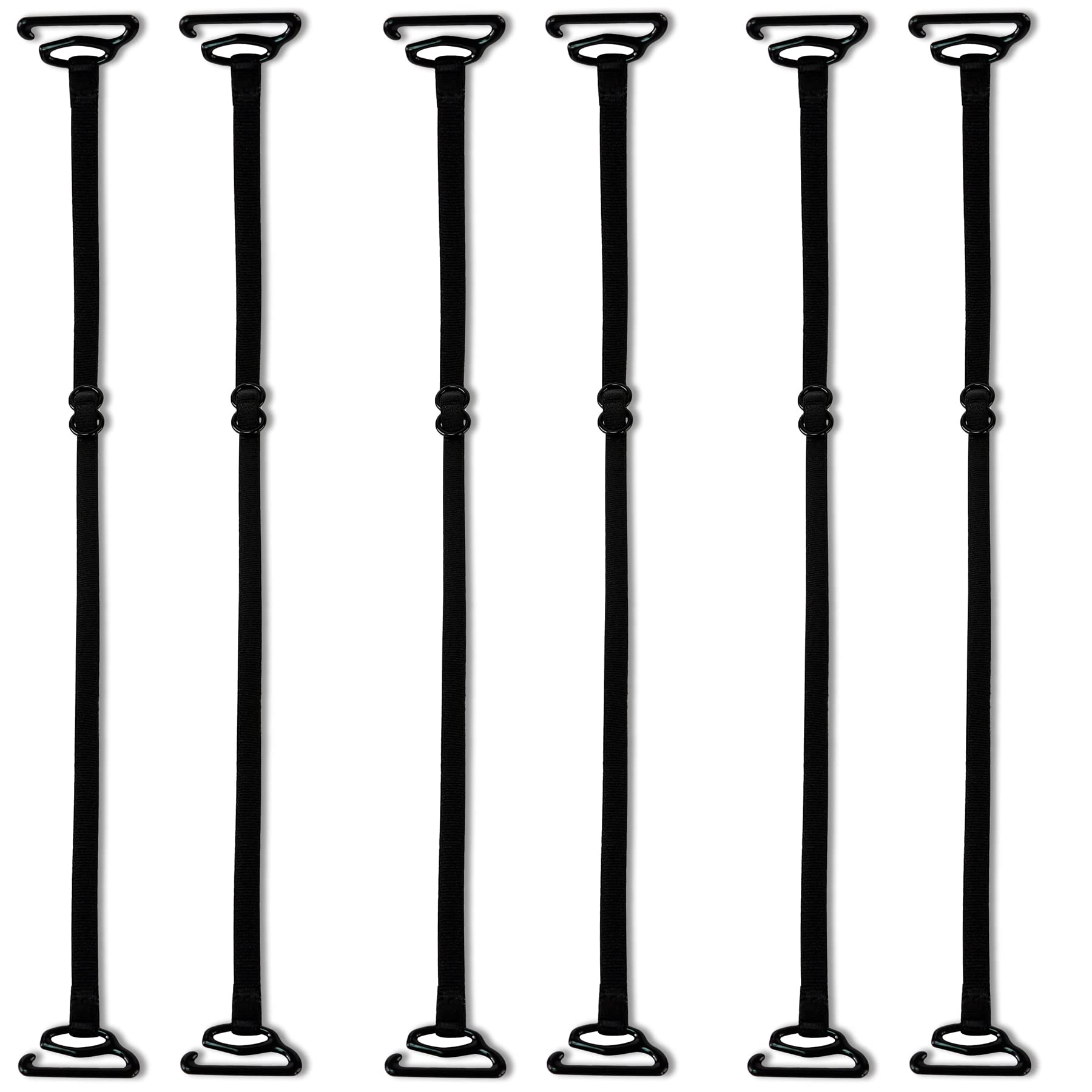 Magicmode3 Pairs Bra Strap Replacement Elastic Adjustable Removable Multi Color