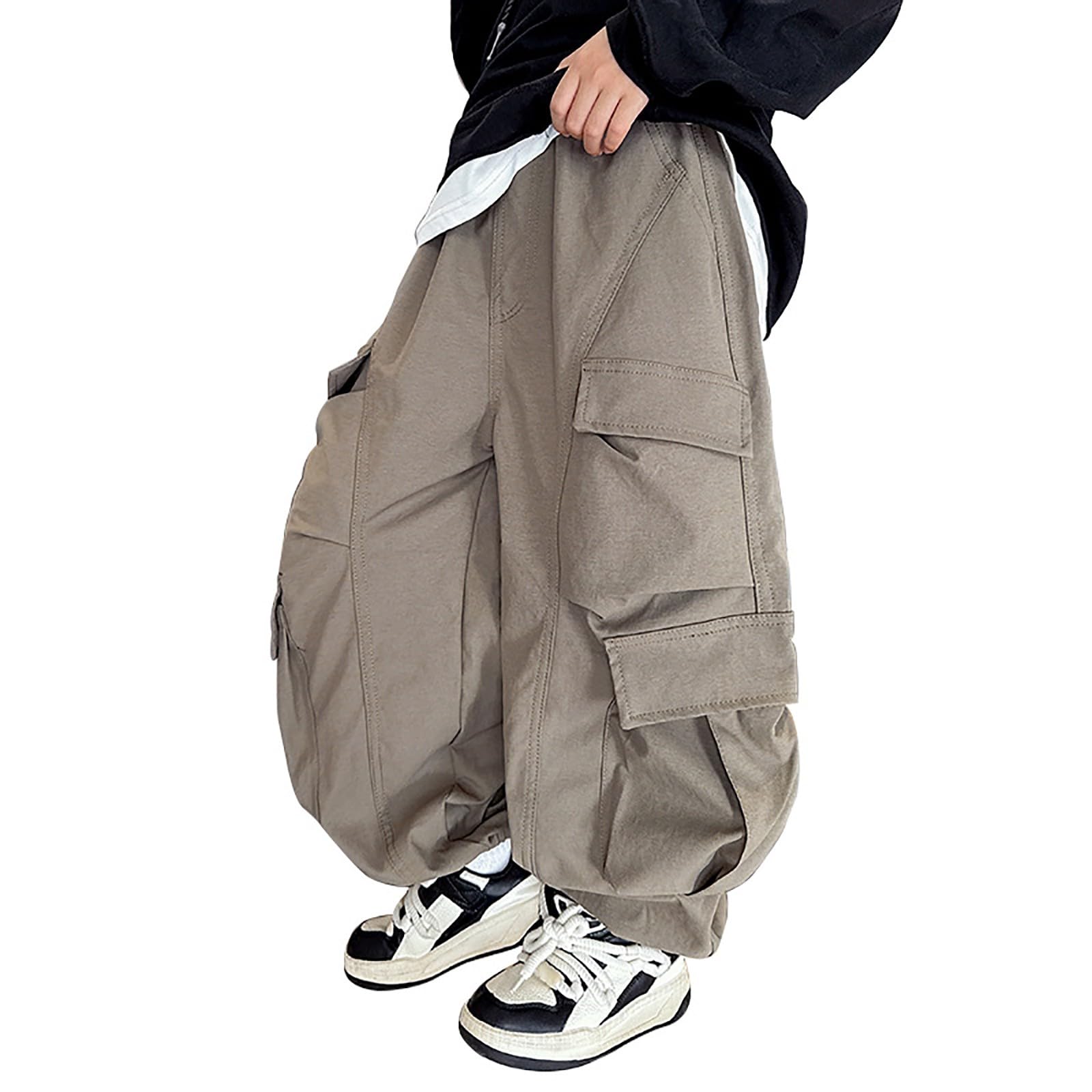 Generisch Hosen Für Jungen,Jungen Baggy Gerades Bein Jogginghose Kinder Outdoor Atmungsaktive Cargohose Mit Taschen Kids Beach Jagdbekleidung Outdoorhose Freizeithosen