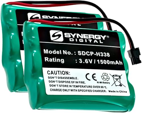 Synergy Digital Energizer ER-P730 - Batería inalámbrica para teléfono, el paquete incluye 2 baterías SDCP-H338