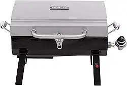 Char-Broil Grelha a gás propano líquido portátil de aço inoxidável