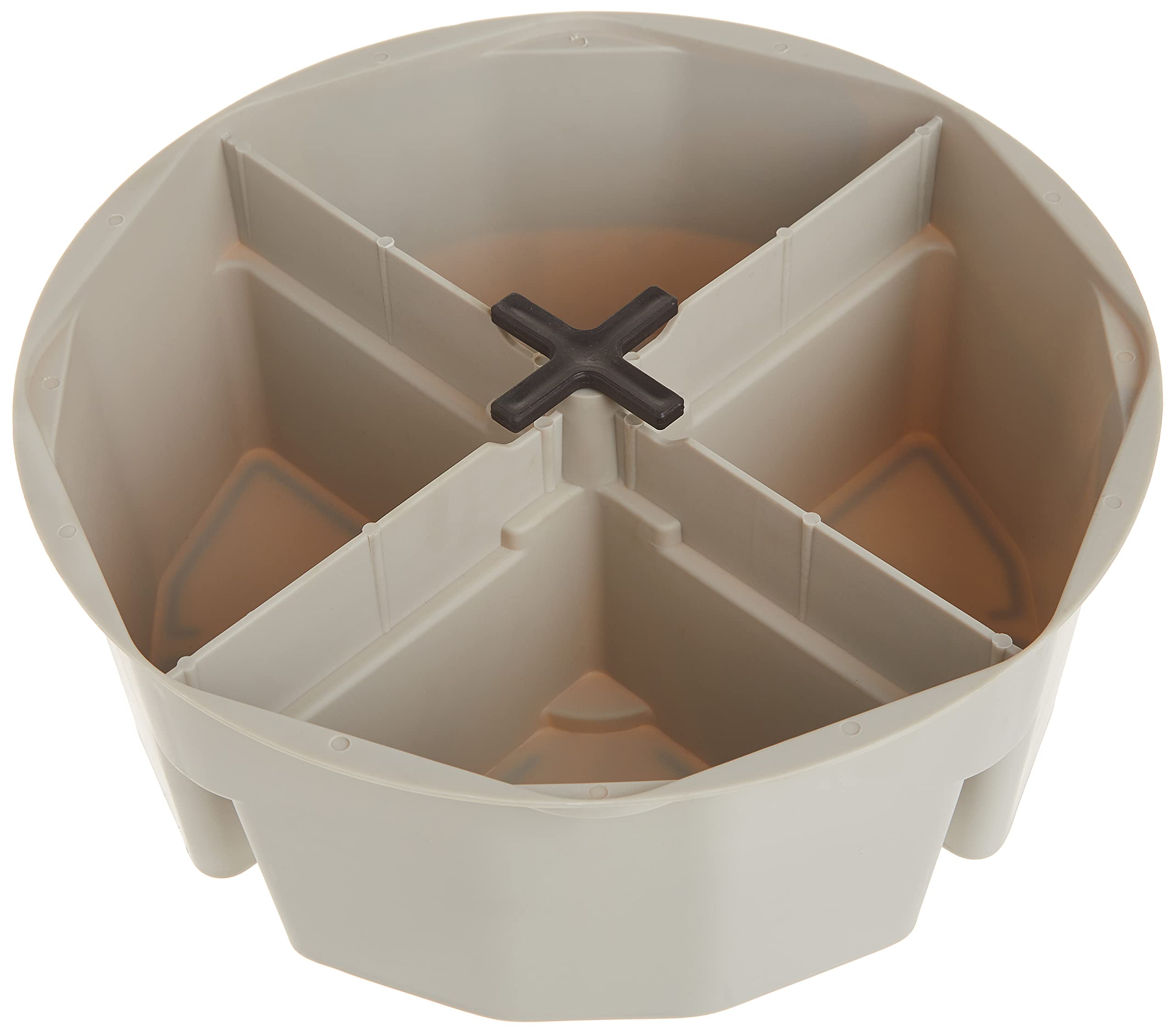 Custom Leathercraft Bucket Tray - Cream White -4