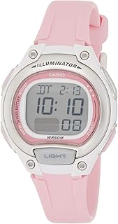 Casio Digital Sports watch rubber strap for Men, Blue- DW-9052-2VDR