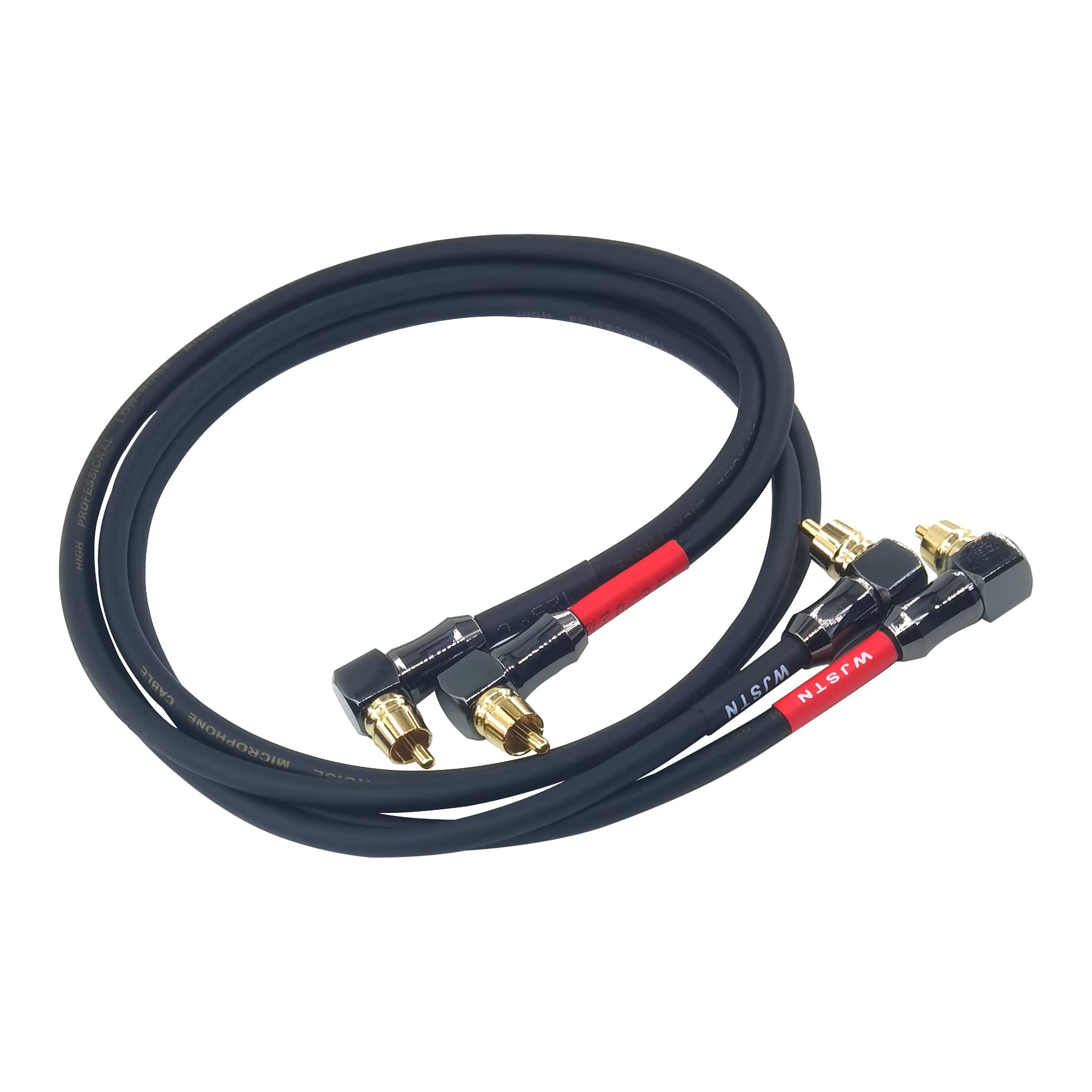 Amazon.com: WJSTN 90 Degree Right Angle RCA Cable RCA to RCA Audio