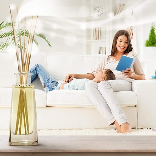 Miniatura 7 de Difusor de varillas con aceite esencial natural de lavanda, 3.4 onzas líquidas, difusor de lavanda, difusor de varillas perfumado, juego de regalo