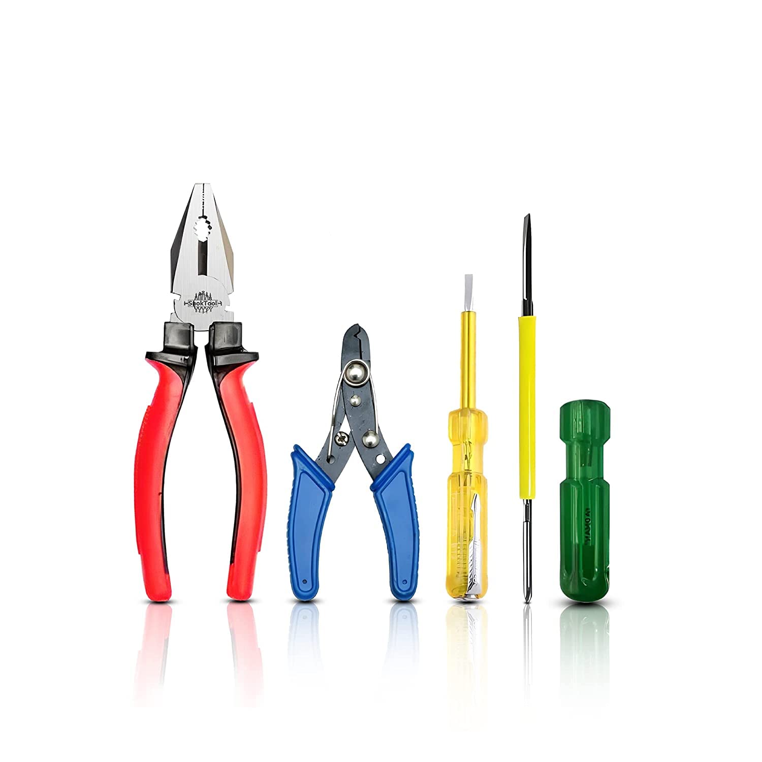 PEDWAL Combo set of 4 1 pcs. Combination Plier, 1 pcs. Wire striper, 1 pcs. Line Tester, 1 pcs 2in1 Screwdriver (B0BM7P3GLP) Amazon Price History, Amazon Price Tracker