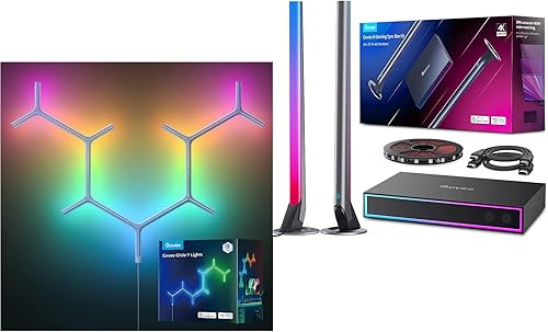 Govee Glide Y Lights Bundle AI - Kit de caja de sincronización para juegos