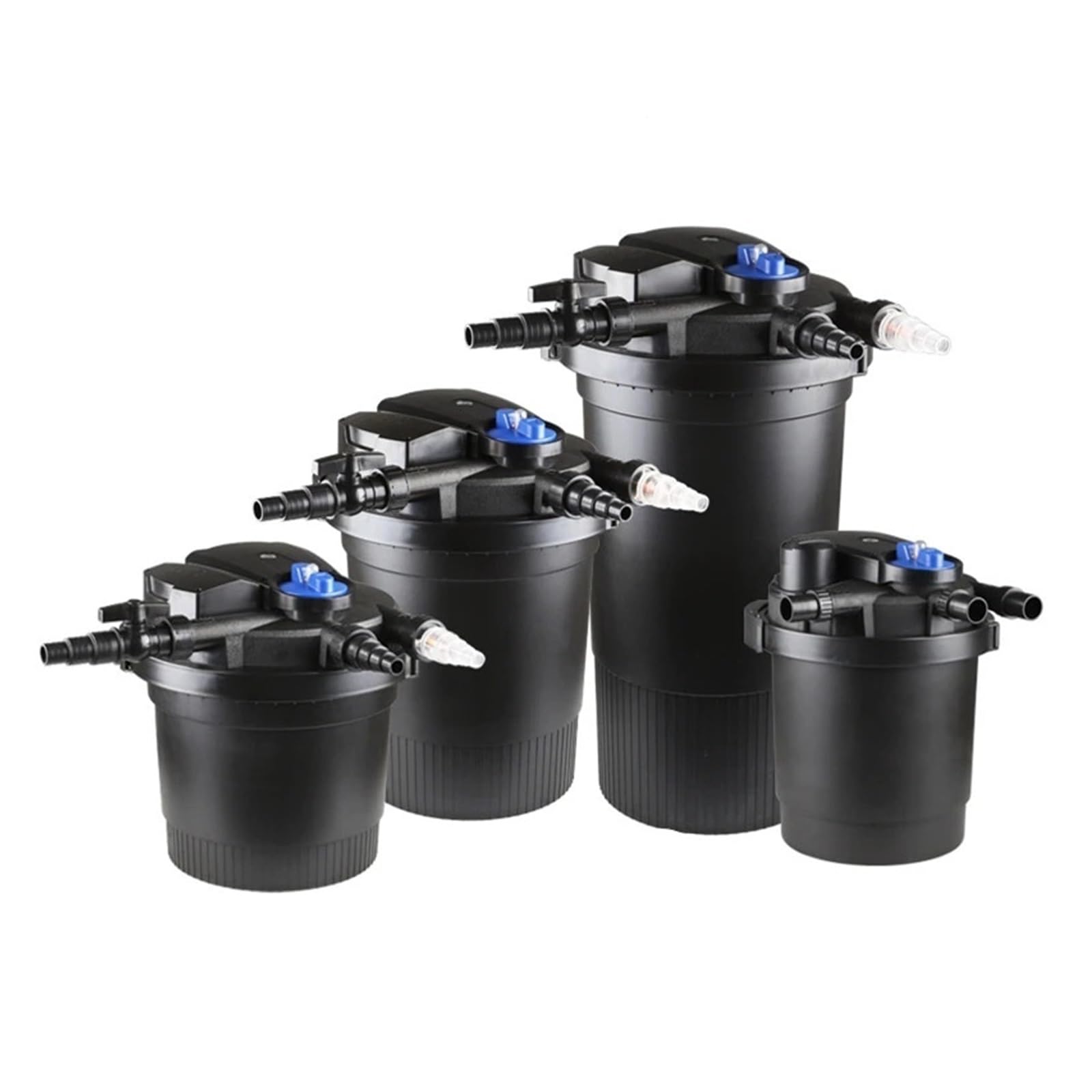 Filtros Piscina, De Filtración De Estanque De Peces, Filtro De Cubo Piscina Cultivo Externo CPF-1500 16L Adecuado For Estanque De Peces De 2m³ con Lámpara Germicida(CPF1500)