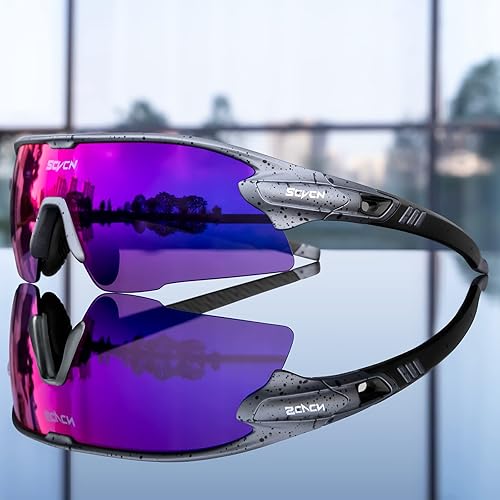 Miniatura 5 de SCVCN Polarized Cycling Glasses Sports Sunglasses for Men Women UV400 bicycle MTB Mountain Bike Glass with 3 Lenses